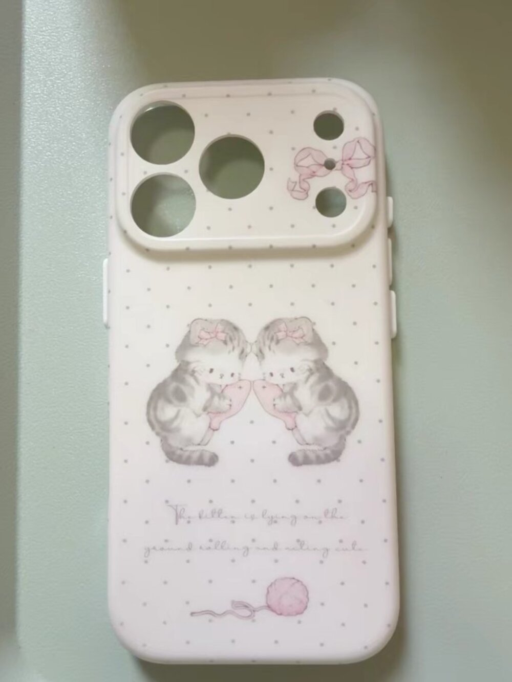 Pink phone case